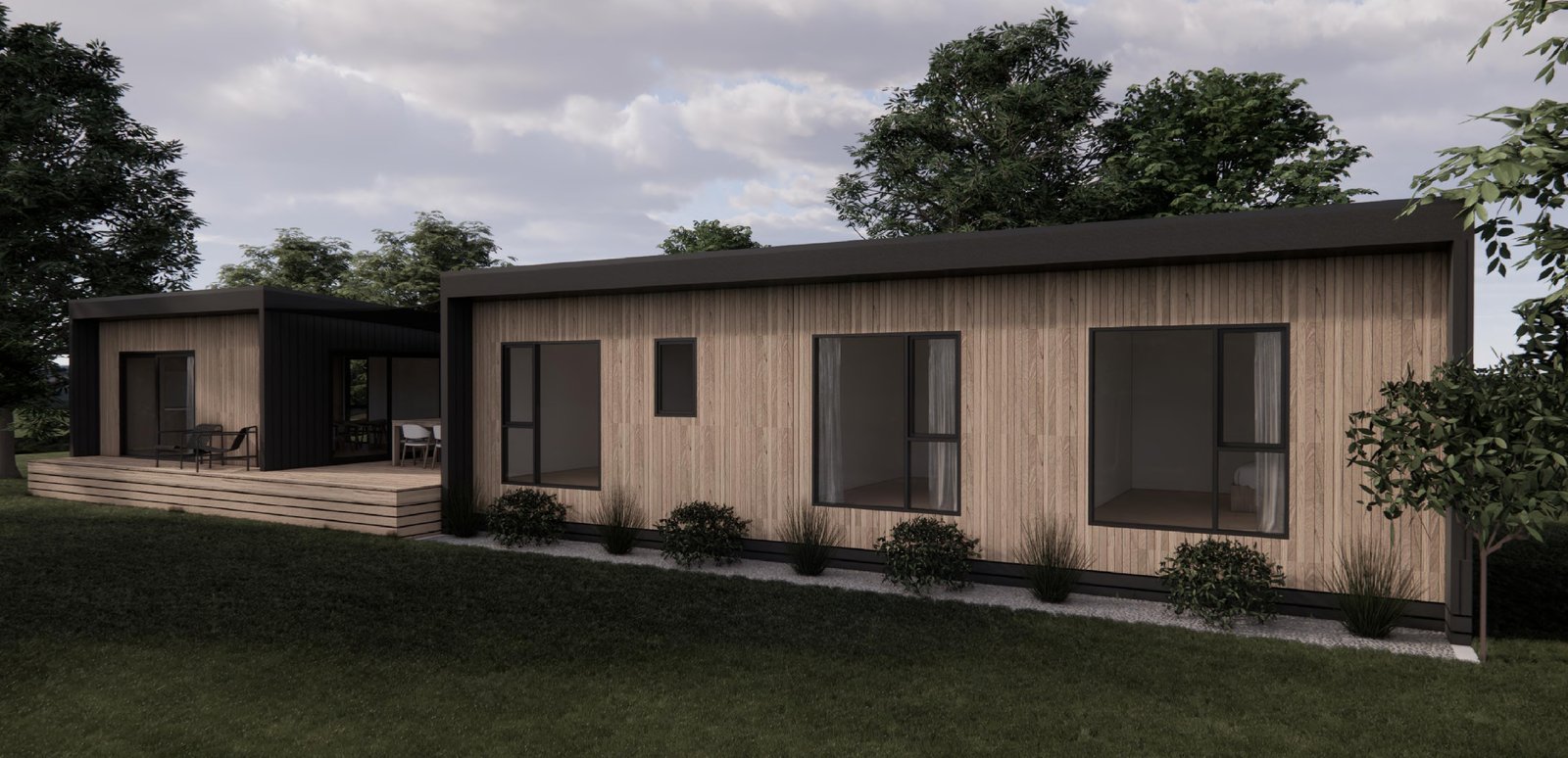 3 Bedroom + Ensuite — 95m² perspective 3